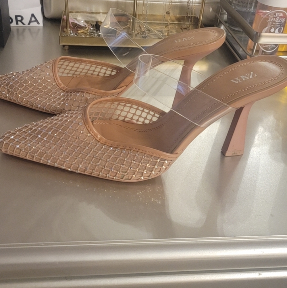 Zara Sandals Worn Once For A Few Hrs